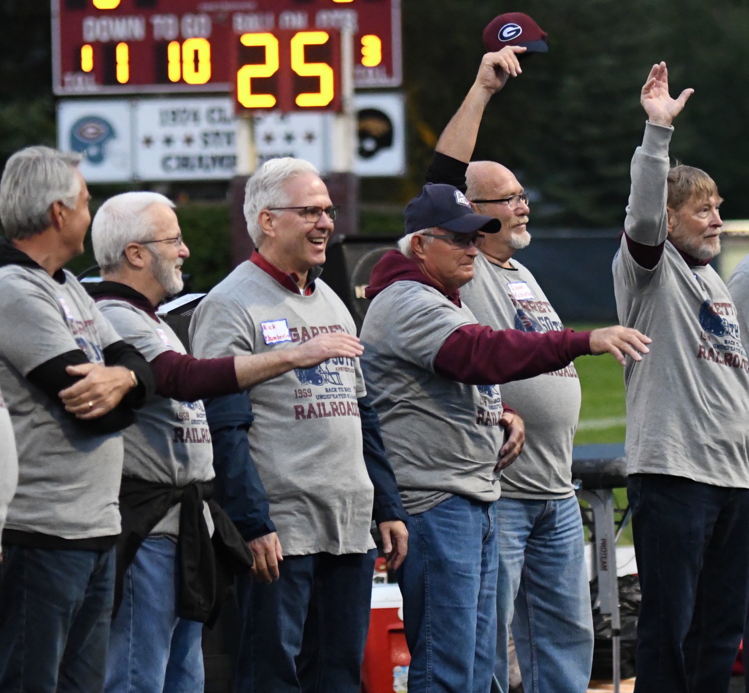 Fans cheer undefeated team
